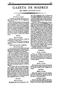 Gazeta de Madrid. 1810. Núm. 215, 3 de agosto de 1810 | Biblioteca Virtual Miguel de Cervantes