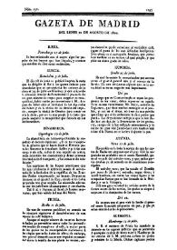 Gazeta de Madrid. 1810. Núm. 232, 20 de agosto de 1810 | Biblioteca Virtual Miguel de Cervantes