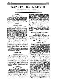 Portada:Gazeta de Madrid. 1810. Núm. 234, 22 de agosto de 1810