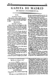 Portada:Gazeta de Madrid. 1810. Núm. 269, 26 de septiembre de 1810