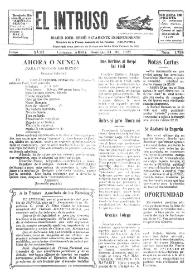 Portada:El intruso. Diario Joco-serio netamente independiente. Tomo XVIII, núm. 1736, domingo 24 de abril de 1927