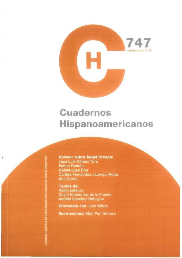 Cuadernos Hispanoamericanos. Núm. 747, septiembre 2012 | Biblioteca Virtual Miguel de Cervantes