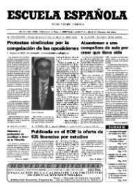 Escuela española. Año LV, núm. 3218, 19 de enero de 1995 | Biblioteca Virtual Miguel de Cervantes
