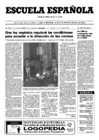 Escuela española. Año LV, núm. 3220, 2 de febrero de 1995