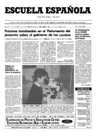 Portada:Escuela española. Año LV, núm. 3227, 23 de marzo de 1995