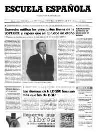 Portada:Escuela española. Año LV, núm. 3244, 27 de julio de 1995