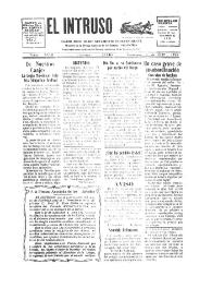 Portada:El intruso. Diario Joco-serio netamente independiente. Tomo XVIII, núm. 1796, domingo 3 de julio de 1927