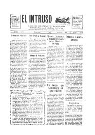 Portada:El intruso. Diario Joco-serio netamente independiente. Tomo XIX, núm. 1805, viernes 15 de julio de 1927