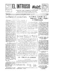 Portada:El intruso. Diario Joco-serio netamente independiente. Tomo XIX, núm. 1851, domingo 4 de septiembre de 1927