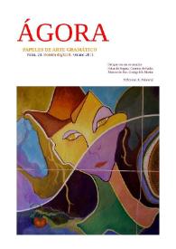 Portada:Ágora: papeles de arte gramático. Núm. 24, verano  2011