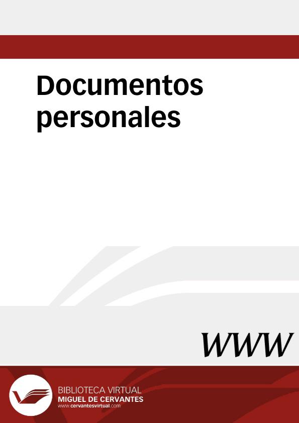 Archivo Mariano José de Larra - Fondo Jesús Miranda de Larra y de Onís. Documentos personales
 | Biblioteca Virtual Miguel de Cervantes