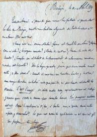 Portada:Carta a su madre, Badajoz, 10 de abril de 1835