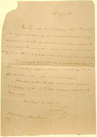 Portada:Carta a su padre, 27 de abril de 1835