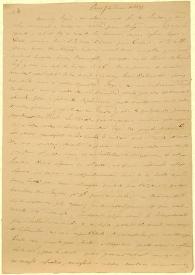 Portada:Carta a sus padres, 7 de junio de 1835