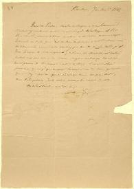 Portada:Carta a sus padres, 7 de diciembre de 1835