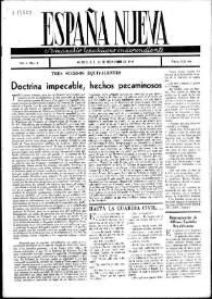 España Nueva : Semanario Republicano Independiente. Núm. 2, 30 de noviembre de 1945 | Biblioteca Virtual Miguel de Cervantes