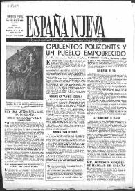 Portada:España Nueva : Semanario Republicano Independiente. Núm. 226-227, 3 de junio de 1950
