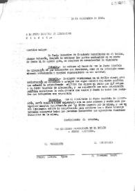 Portada:Carta de Izquierda Republicana a la Junta Española de Liberación. 14 de septiembre de 1945