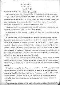 Portada:Artículo periodístico de Carlos Esplá: \"Fernandito se hace rojo\"; \"Resurección de Pérez\", etc..