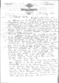 Portada:Carta de Eugenio Xammar a Carlos Esplá. México, 9 de mayo de 1955