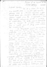 Portada:Carta de Eugenio Xammar a Carlos Esplá. Ginebra, 4 de diciembre de 1962