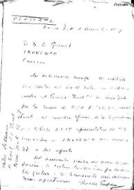 Portada:Carta de Carlos Esplá al Sr. D. J. Gimet, de Inuvenca. Caracas, 1 de diciembre de 1959