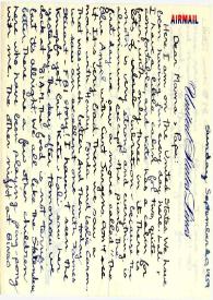 Portada:Carta dirigida a Aniela y Arthur Rubinstein. Estados Unidos (Estados Unidos), 20-09-1959