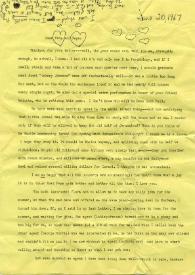 Portada:Carta dirigida a Aniela y Arthur Rubinstein. Los Angeles, California (Estados Unidos), 20-06-1967