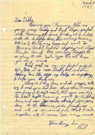 Portada:Carta dirigida a Arthur Rubinstein. Los Angeles, California (Estados Unidos), 31-03-1945