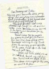 Portada:Carta dirigida a Aniela y Arthur Rubinstein. Indian Valley, California (Estados Unidos), 11-08-1945