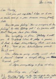 Portada:Carta dirigida a Aniela Rubinstein. Carpinteria, California (Estados Unidos), 03-11-1946