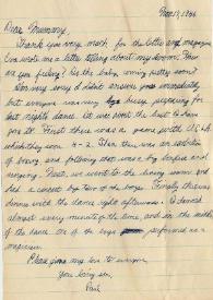Portada:Carta dirigida a Aniela Rubinstein. Carpinteria, California (Estados Unidos), 17-11-1946