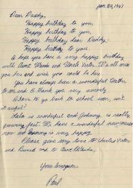 Portada:Carta dirigida a Arthur Rubinstein. Los Angeles, California (Estados Unidos), 24-01-1947