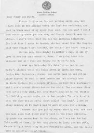 Portada:Carta dirigida a Aniela y Arthur Rubinstein. Carpinteria, California (Estados Unidos)