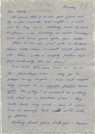 Portada:Carta dirigida a Arthur Rubinstein. Nueva York (Estados Unidos)