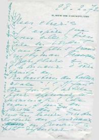 Portada:Carta dirigida a  Aniela y Arthur Rubinstein, 28-02-1972