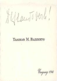 Portada:Tarjeta dirigida a Arthur Rubinstein. Uruguay