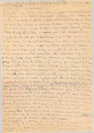 Portada:Carta dirigida a Aniela Rubinstein, 28-12-1946