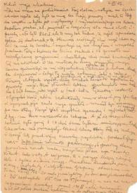 Portada:Carta dirigida a Aniela Rubinstein. Pruszkòw (Polonia), 06-01-1956