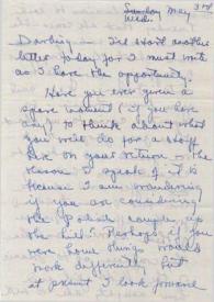 Portada:Carta dirigida a Aniela Rubinstein, 03-05-1950