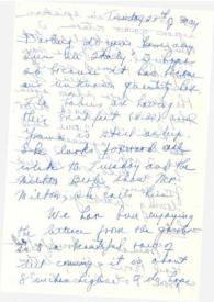 Portada:Carta dirigida a Aniela Rubinstein, 23-05-1950