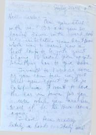 Portada:Carta dirigida a Aniela Rubinstein, 04-03-1958