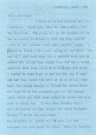 Portada:Carta dirigida a Aniela Rubinstein, 10-09-1960