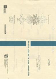 Portada:Conciertos Docentes Curso 1995 - 1996 : Cátedra de Violonchelo SONY