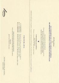 Portada:Concierto de la Orquesta de Cámara Freixenet de la Escuela Superior de Música Reina Sofía