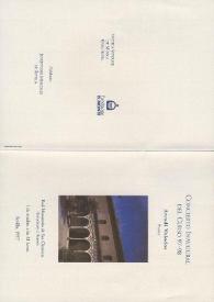 Portada:Concierto inaugural del curso 1997 - 1998