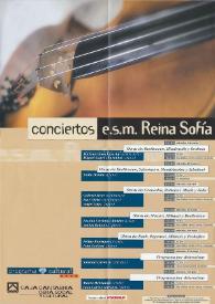 Portada:Conciertos ESMRS (Escuela Superior de Música Reina Sofía)