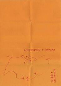 Portada:Rubinstein y España