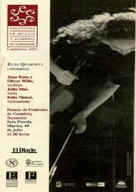 Portada:Encuentro de Música y Academía de Santander : Cantabria 2001