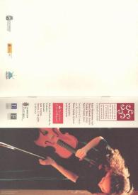 Portada:Encuentro de Música y Academia de Santander : Cantabria 2003 : Ciclo de conciertos en la sala Argenta